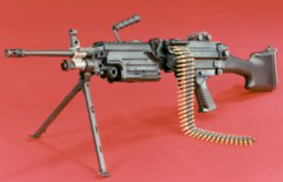 NSN: 1005-01-127-7510 (MACHINE GUN, 5.56MM, M249